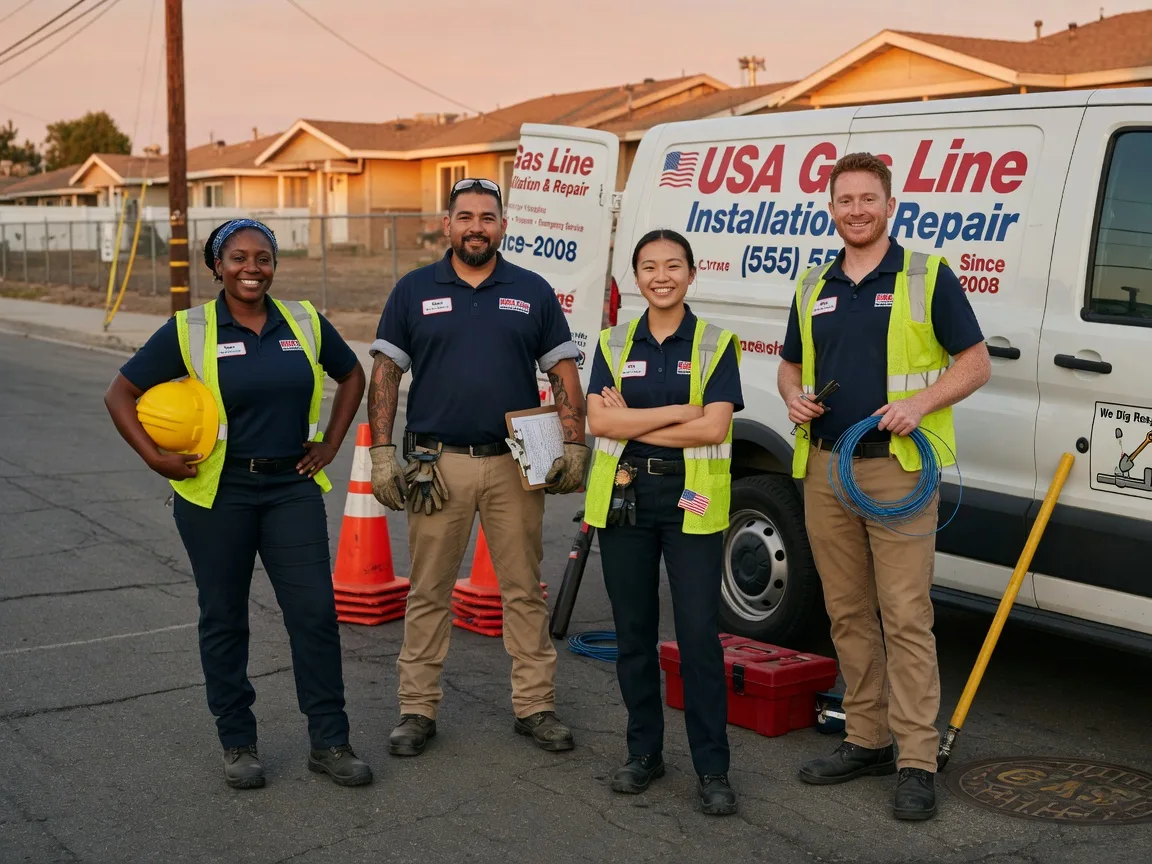 Gas Line Installation company in Romayor, TX